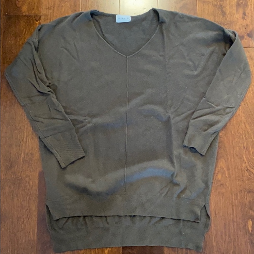 Nordstrom Army Green Sweater